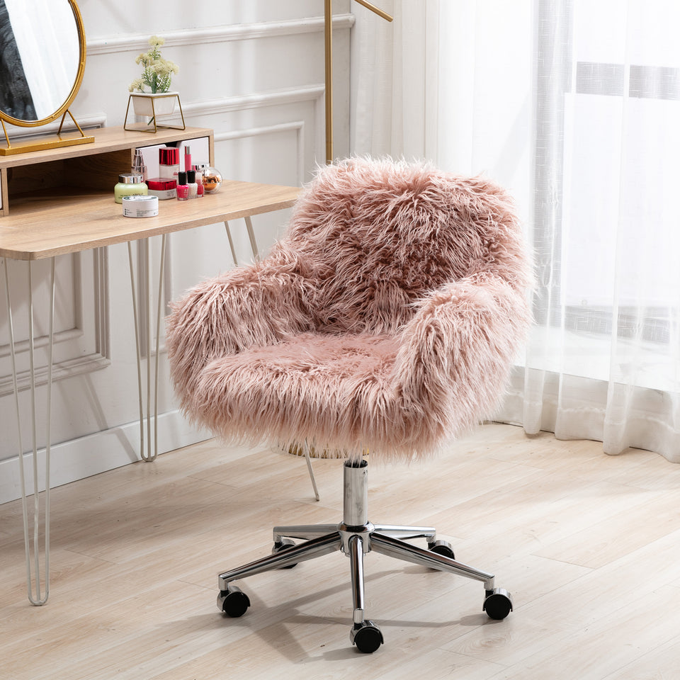 Modern Faux Fur Chair