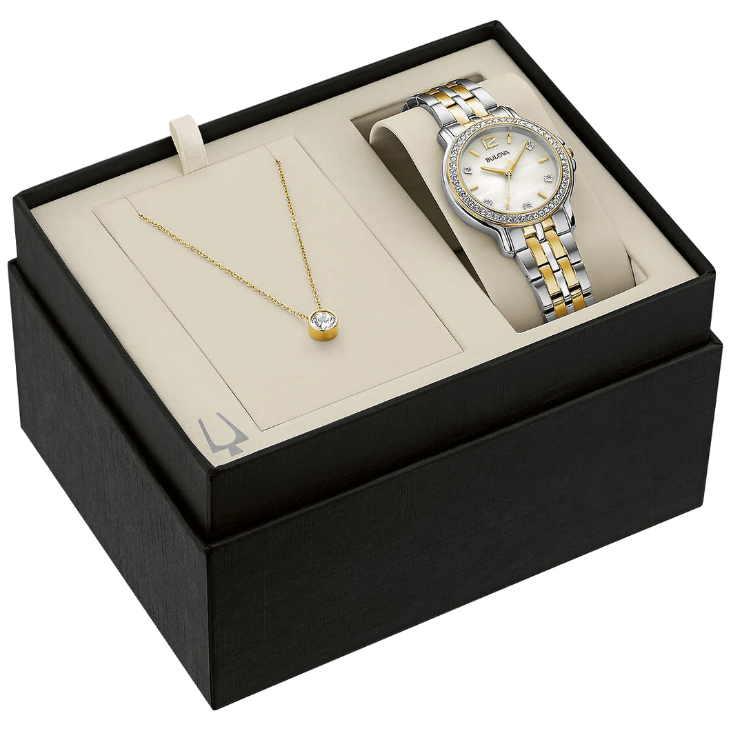 Women's Watch Crystal Stud Set