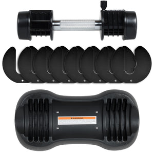 Pair of 12.5 Lbs Adjustable Dumbbell